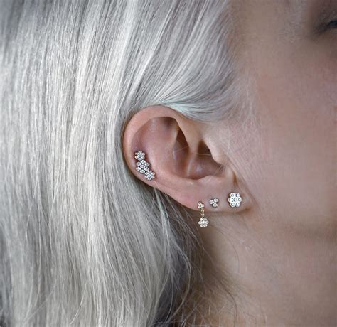 Multiple Ear Piercings Women
