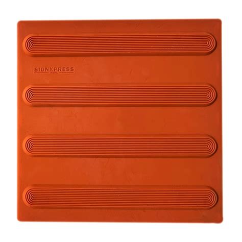 Pu Tactile Terracotta Tile Self Adhesive Anti Skid Waterproof Direction ...