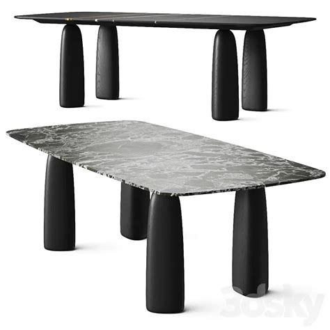 Poliform Monolith Dining Table 3DS Max Model – 3DSky Model Free