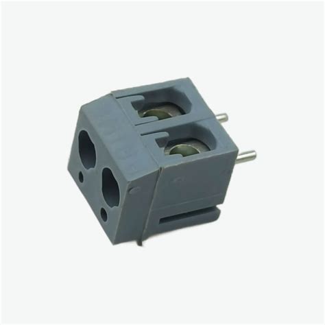 2 Pin PCB Mount Terminal Block Connector - 5mm Pitch – QuartzComponents