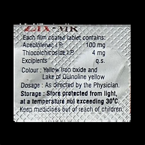 ZIX MR TABLET 10’S: Uses, Price, Side effects & Generic Alternatives ...