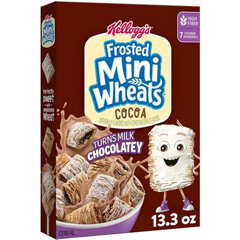Amazon.com: Kellogg's Frosted Mini-Wheats Breakfast Cereal, Kids Cereal ...