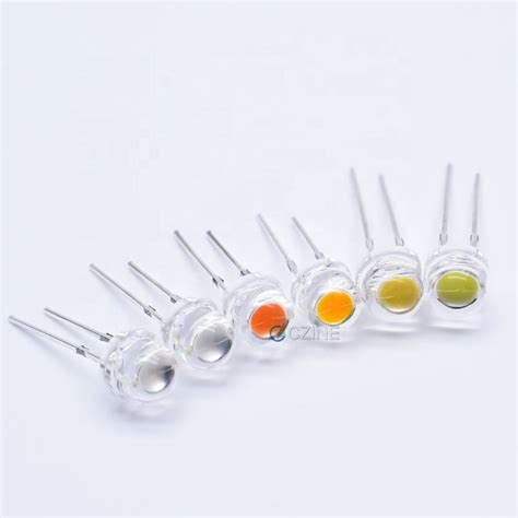 DIP LED 5mm Straw Hat