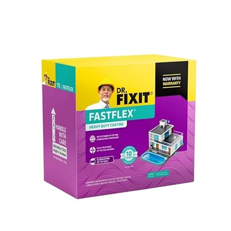 DR. FIXIT FASTFLEX, Cementitious Coating, New Construction: Terrace ...