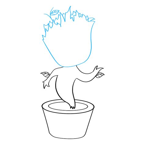 Image result for Step by Step Drawing Baby Groot