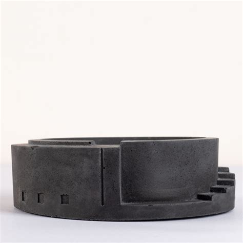 Spiro Black - Spiral Shaped Accessory tray for Desk Home or Office or ...