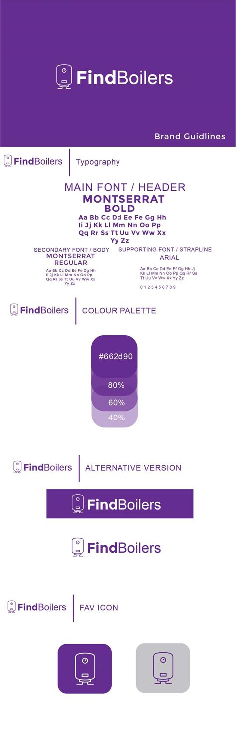 Logo Design + Brand Guidelines - FindBoilers - Boiler Comparison ...