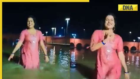 Controversy erupts as woman dances at Ayodhya's Saryu river ghat for ...