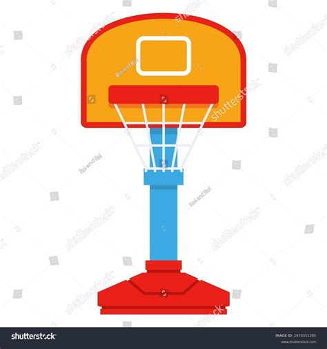 Cartoon Basketball Hoop Vector Image 的图像结果