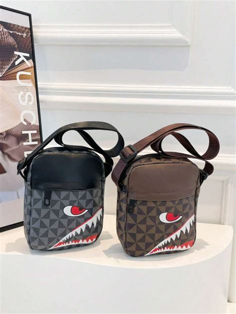 1. Plaid Casual Shoulder Crossbody Bag, Unisex Fashion Sports Messenger ...