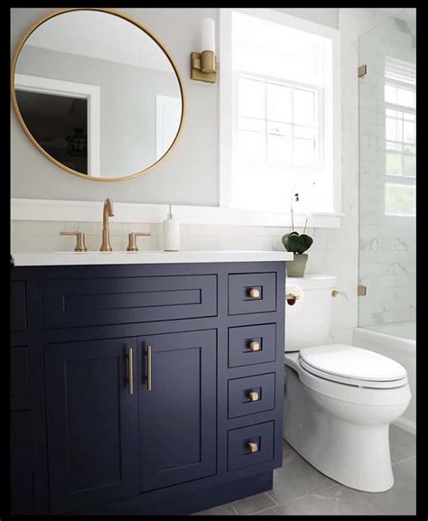Navy Blue Bathroom