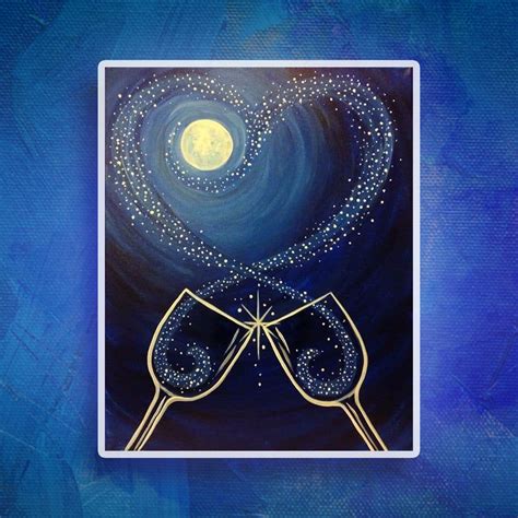 Paint & Sip BYOB Event - “Cheers to 2025” | Paint & Sip Studio Temecula