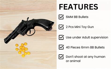 Shivsoft Plastic Mini Toy 009 Gun with 8 Rounds Barrel Toy Gun (Low ...