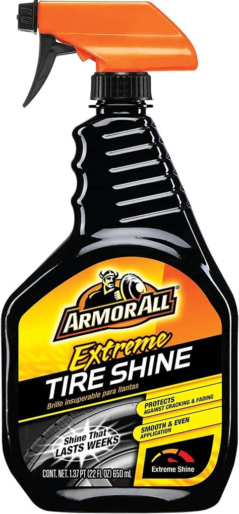 Buy Extreme Tire Shine Spray by Armor All, Tire Cleaner and Shine, 22 ...