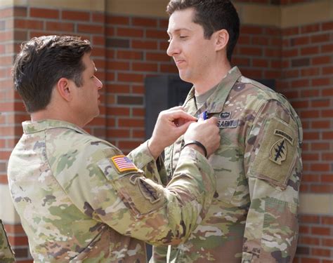 Cpt. Daniel Donohue, 98th Civil Affairs Battalion (SO)(A), Receives the ...