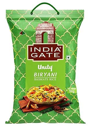 India Gate Unity Basmati Biryani Rice, 5Kg : Amazon.in: Grocery ...