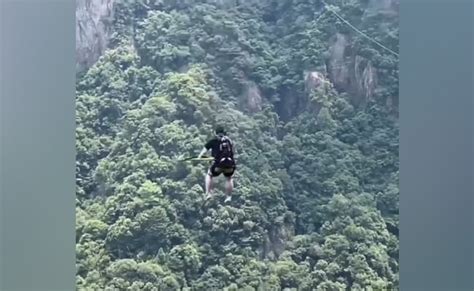 बंजी जंपिंग का दिल दहला देने वाला VIDEO वायरल, देखकर निकल जाएंगी चीखें ...
