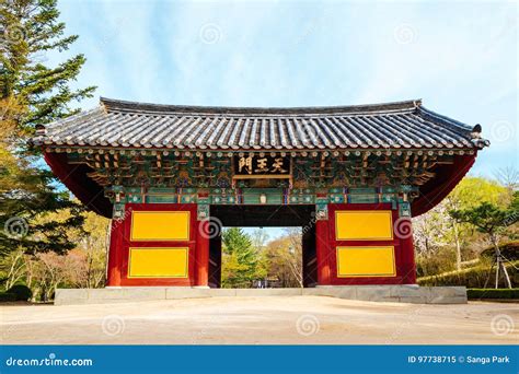 Bulguksa Temple Korean Traditional Architecture in Gyeongju Stock Image ...