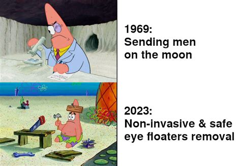 Image result for Eye Floaters Meme