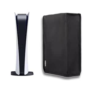 MAINDAIS Vertical Dust Cover For PS5 games Console Dust Guard With Back ...