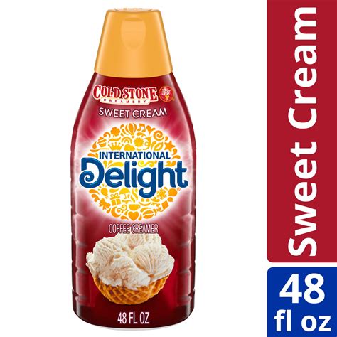 International Delight Cold Stone Creamery Sweet Cream Coffee Creamer 48 ...