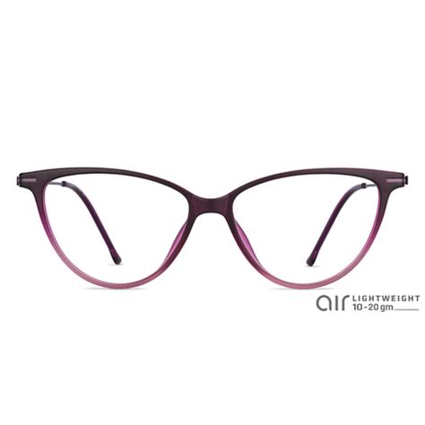 Buy Matte Purple Transparent Purple Full Rim Cat Eye Lenskart Air ...