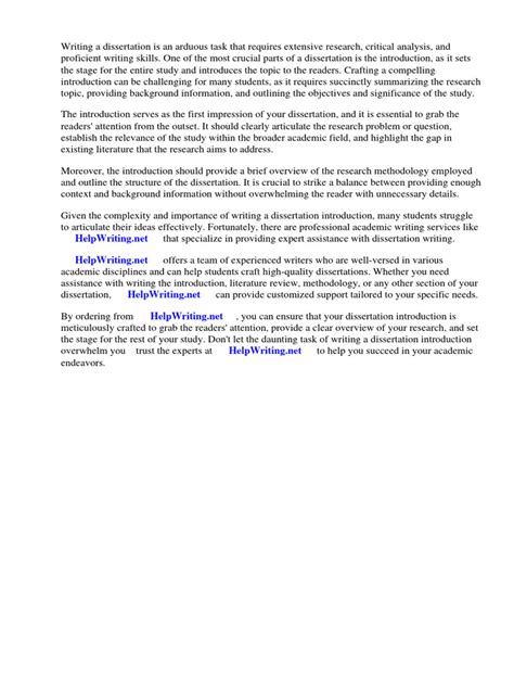 Image result for Dissertation Introduction Format Example