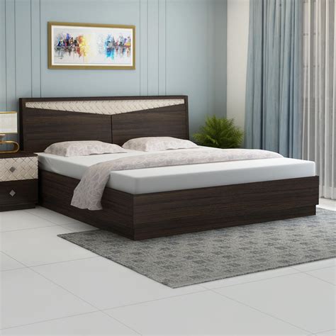 Buy Spectra Juno King Size Bed with Box Storage - 193 x 211 cm from ...