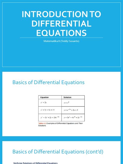 MIT OpenCourseWare Differential Equations 的图像结果