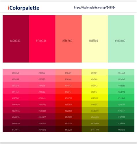 100+ Latest Color Schemes with Dark Red And Red Color tone combinations ...