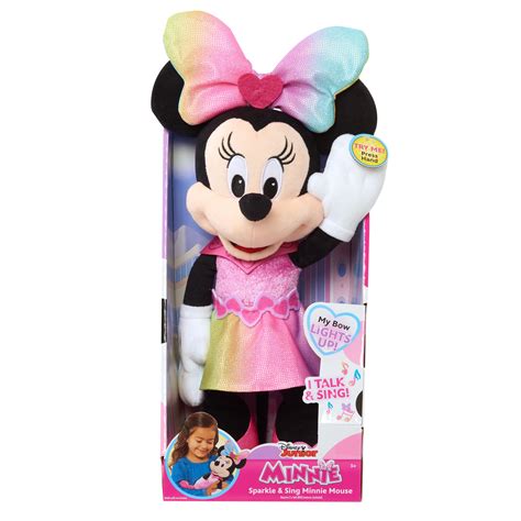Buy Disney Junior Minnie Mouse Sparkle and Sing Minnie Mouse, 13 inch ...