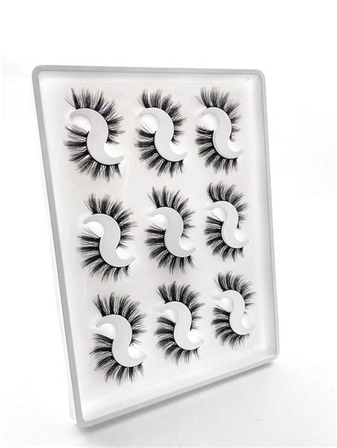 Beauty Showme 9 Pairs Black Classic 25mm Color Contacts And Falsies ...