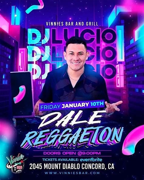 Dale Raggaeton Friday Jan 10th, Vinnie's Bar & Grill, Concord, 10 ...