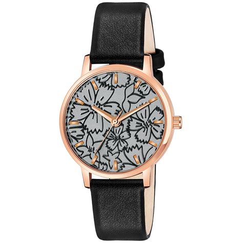 ON TIME OCTUS Synthetic Analog Girl's And Women's Watch Op (Black Dial ...
