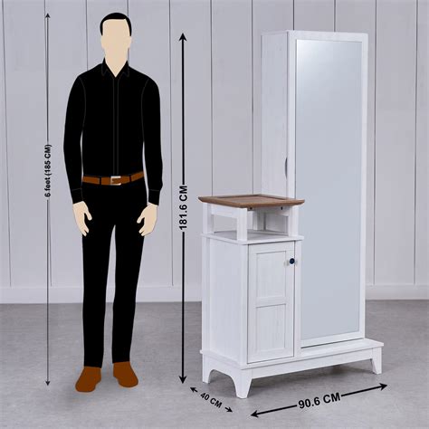 Buy Santorini Dresser with Mirror - White from Home Centre at just INR ...