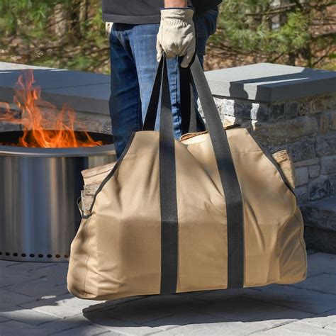 ShelterLogic 22-in x 11-in x 31-in Polyester Log Tote 90415 at Lowes.com