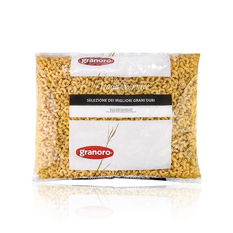 Granoro Fagiolini Rigati (kleine Röhrennudeln) No.50, 3 kg, Beutel ...