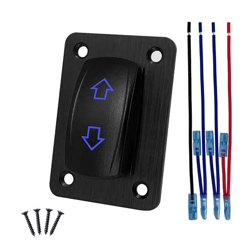 Bacautoparts 12v Dc Motor Polarity Reversing Switch Dpdt Momentary ...