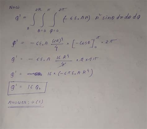 Electric potential in a region is v(r)= ar\" +b. charge enclosed by a ...
