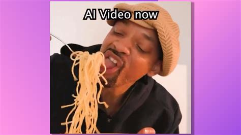 I wish the latest traumatic Will Smith spaghetti video…