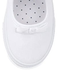 Girls Bow Mary Jane Shoes - Little Essentials - WHITE | Gymboree