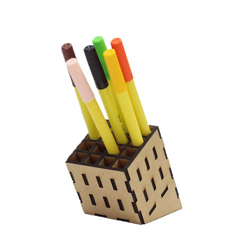 Laser Cut MDF Casing for DIY Pen Stand | Makershala Warehouse (Makerware)