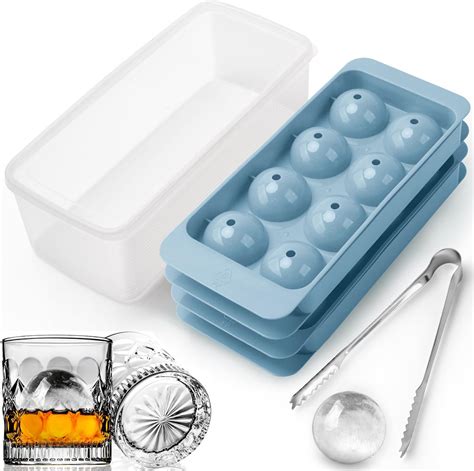Amazon.com: Round Ice Cube Trays for Freezer, 111PCS×1IN Circle Ice ...