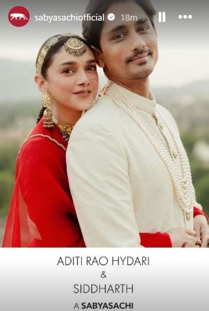 Aditi Rao Hydari-Siddharth's new wedding pics exude regal elegance ...