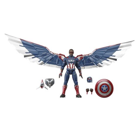 Amazon.com: Marvel Legends Series Captain America Collectible Captain ...