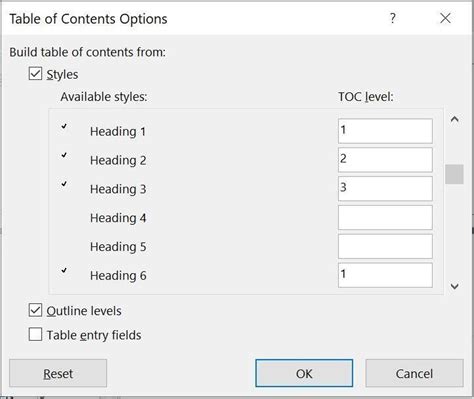 Image result for Appendix with Tables Microsoft Word Examples