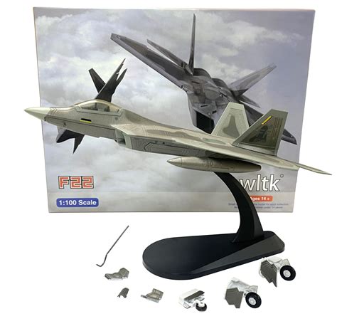 Buy USAF F-22 Raptor 1/100 Diecast Aircraft Model (Interchange Mode ...