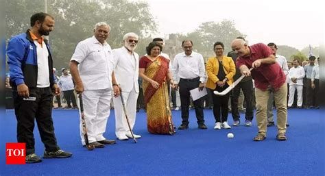 Manish Sisodia inaugurates artificial hockey turf in Delhi | Delhi News ...