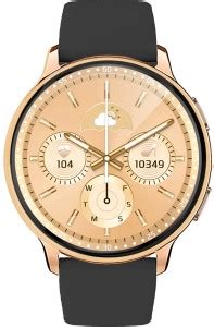 Time Up New Golden Sleek & Big Dial Health and Bluetooth Calling ...