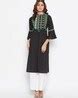 Buy Green & Black Kurtas for Women by RANGEELO RAJASTHAN Online | Ajio.com